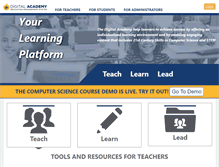 Tablet Screenshot of digitalacademy.org